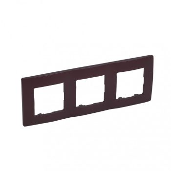 LEGRAND-397083 Niloé hármas keret, padlizsán lila