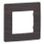 LEGRAND-397091 Niloé egyes keret, sötét fa dekor