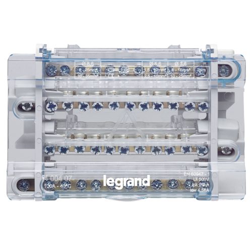 LEGRAND-400407 Lexic moduláris elosztóblokk 4P 100A 8M
