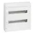 LEGRAND-401677 XL3 125 falon kívüli elosztószekrény 2 sor 36 modul, műanyag