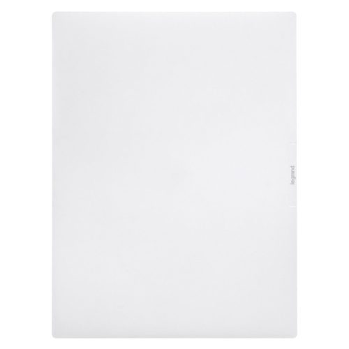 LEGRAND-401768 Practibox3 süllyesztett kiselosztó, fehér ajtóval RAL 9003, védőföld és nulla elosztókapoccsal, 3 sor 54 modul, 592x422