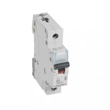LEGRAND-403354 TX3 kismegszakító 1P B8 6000A/6kA BIC