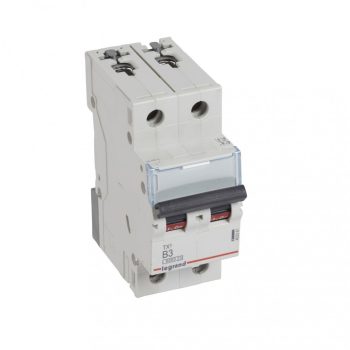 LEGRAND-403381 TX3 kismegszakító 2P B3 6000A/6kA BIC