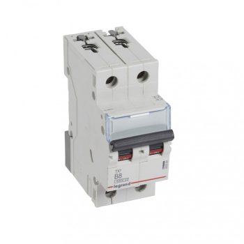 LEGRAND-403384 TX3 kismegszakító 2P B8 6000A/6kA BIC