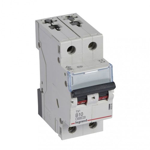 LEGRAND-403385 TX3 kismegszakító 2P B10 6000A/6kA BIC
