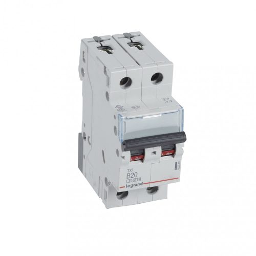 LEGRAND-403388 TX3 kismegszakító 2P B20 6000A/6kA BIC