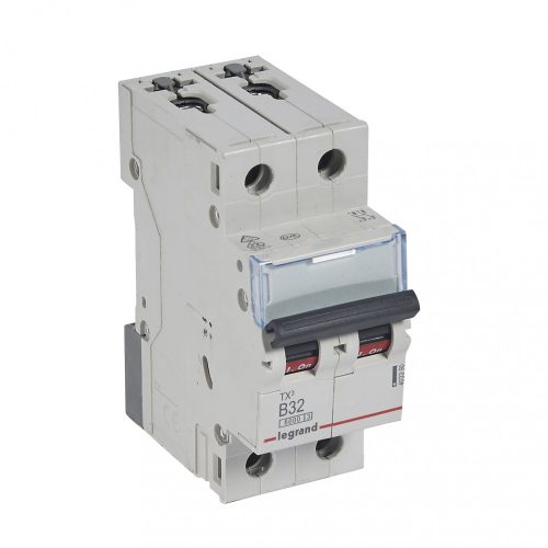 LEGRAND-403390 TX3 kismegszakító 2P B32 6000A/6kA BIC