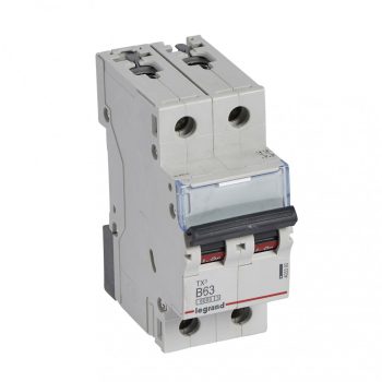 LEGRAND-403393 TX3 kismegszakító 2P B63 6000A/6kA BIC