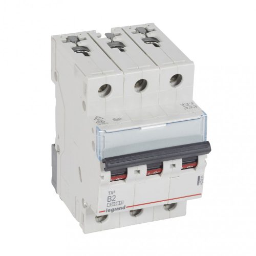 LEGRAND-403395 TX3 kismegszakító 3P B2 6000A/6kA BIC