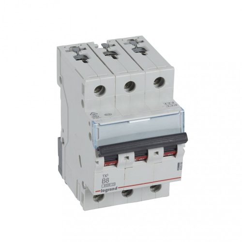 LEGRAND-403399 TX3 kismegszakító 3P B8 6000A/6kA BIC