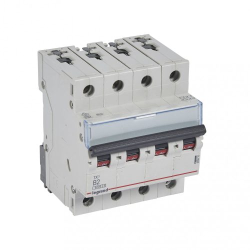 LEGRAND-403410 TX3 kismegszakító 4P B2 6000A/6kA BIC