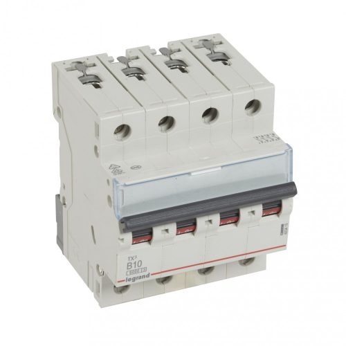 LEGRAND-403415 TX3 kismegszakító 4P B10 6000A/6kA BIC