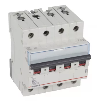 LEGRAND-403420 TX3 kismegszakító 4P B32 6000A/6kA BIC