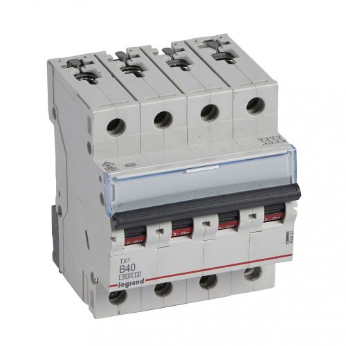 LEGRAND-403421 TX3 kismegszakító 4P B40 6000A/6kA BIC