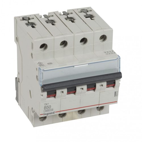 LEGRAND-403422 TX3 kismegszakító 4P B50 6000A/6kA BIC