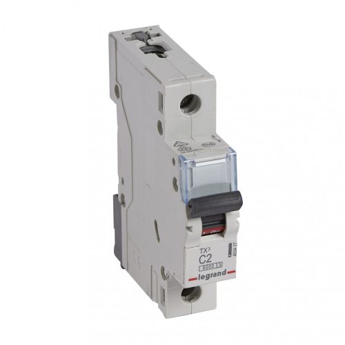 LEGRAND-403427 TX3 kismegszakító 1P C2 6000A/6kA BIC