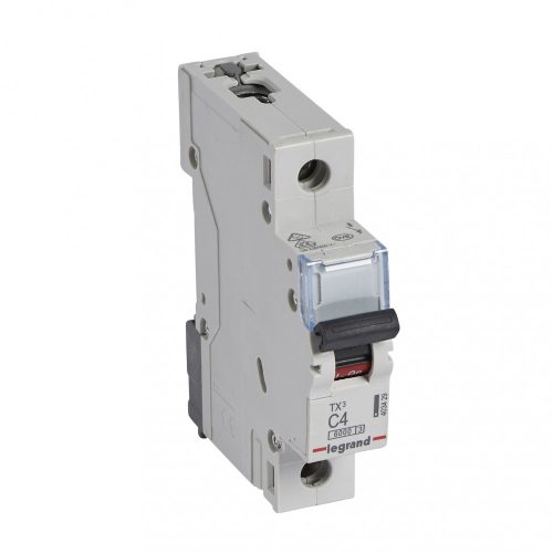 LEGRAND-403429 TX3 kismegszakító 1P C4 6000A/6kA BIC