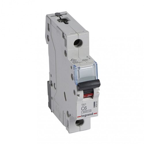 LEGRAND-403430 TX3 kismegszakító 1P C6 6000A/6kA BIC