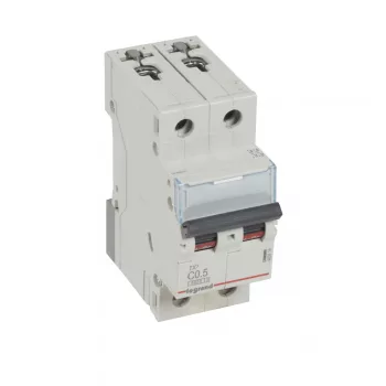 LEGRAND-403519 TX3 kismegszakító 2P C0,5 6000A/6kA BIC