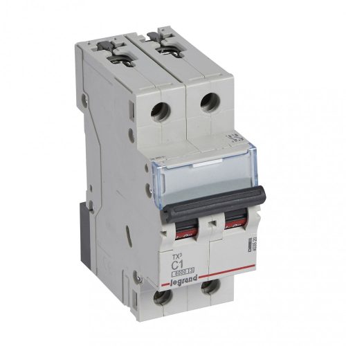 LEGRAND-403520 TX3 kismegszakító 2P C1 6000A/6kA BIC