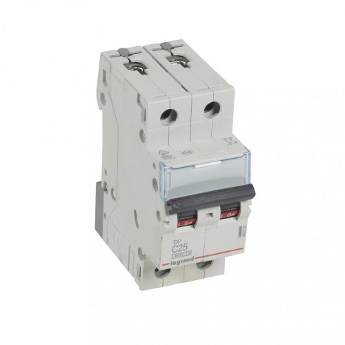 LEGRAND-403530 TX3 kismegszakító 2P C25 6000A/6kA BIC