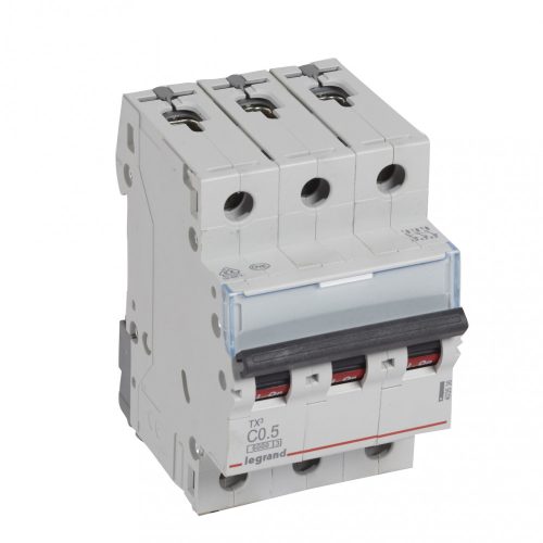 LEGRAND-403536 TX3 kismegszakító 3P C0,5 6000A/6kA BIC