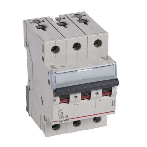 LEGRAND-403541 TX3 kismegszakító 3P C6 6000A/6kA BIC