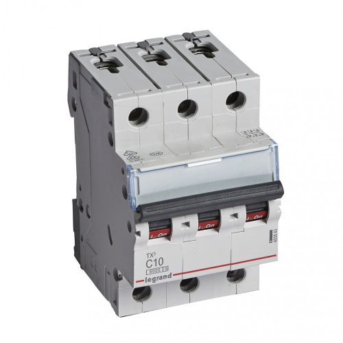 LEGRAND-403543 TX3 kismegszakító 3P C10 6000A/6kA BIC