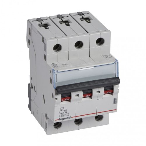 LEGRAND-403546 TX3 kismegszakító 3P C20 6000A/6kA BIC