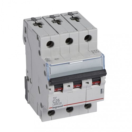 LEGRAND-403547 TX3 kismegszakító 3P C25 6000A/6kA BIC
