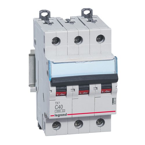 LEGRAND-403549 TX3 kismegszakító 3P C40 6000A/6kA BIC