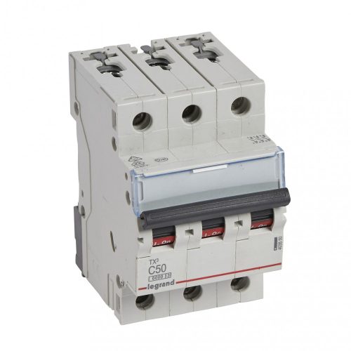 LEGRAND-403550 TX3 kismegszakító 3P C50 6000A/6kA BIC