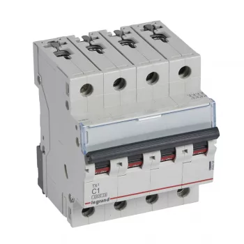 LEGRAND-403554 TX3 kismegszakító 4P C1 6000A/6kA BIC