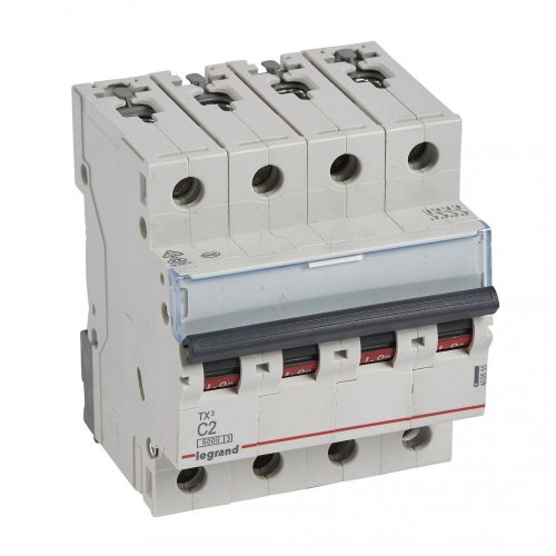LEGRAND-403555 TX3 kismegszakító 4P C2 6000A/6kA BIC