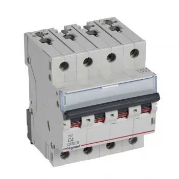 LEGRAND-403558 TX3 kismegszakító 4P C6 6000A/6kA BIC