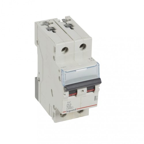 LEGRAND-403731 TX3 kismegszakító 2P D2 6000A/6kA BIC