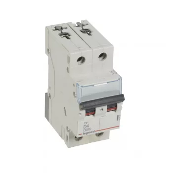 LEGRAND-403733 TX3 kismegszakító 2P D4 6000A/6kA BIC