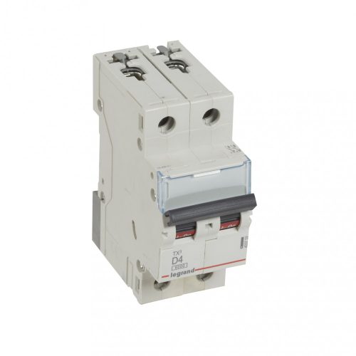 LEGRAND-403733 TX3 kismegszakító 2P D4 6000A/6kA BIC