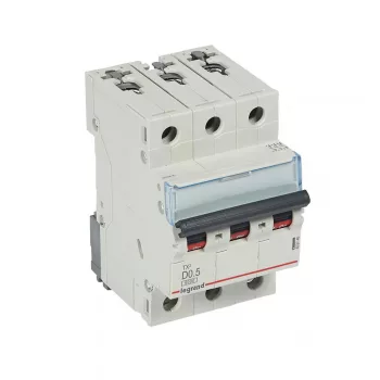 LEGRAND-403746 TX3 kismegszakító 3P D0,5 6000A/6kA BIC