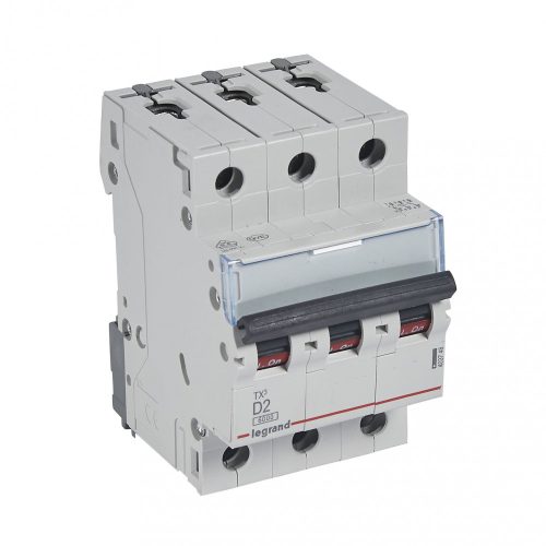 LEGRAND-403748 TX3 kismegszakító 3P D2 6000A/6kA BIC