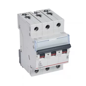 LEGRAND-403752 TX3 kismegszakító 3P D8 6000A/6kA BIC