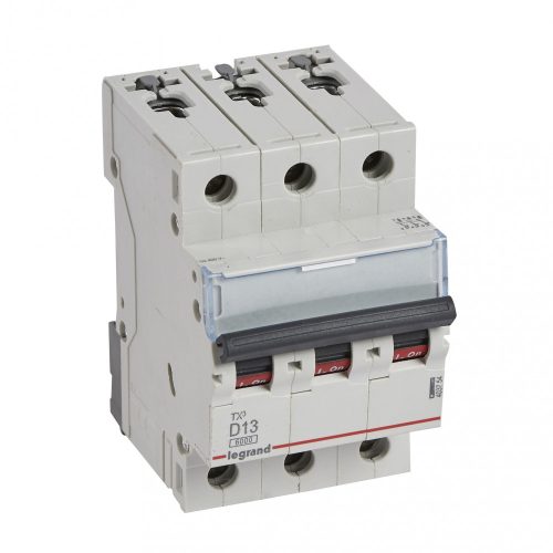 LEGRAND-403754 TX3 kismegszakító 3P D13 6000A/6kA BIC