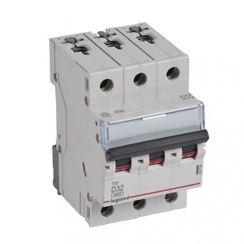 LEGRAND-403758 TX3 kismegszakító 3P D32 6000A/6kA BIC