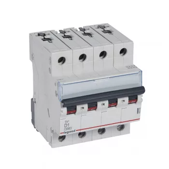 LEGRAND-403764 TX3 kismegszakító 4P D1 6000A/6kA BIC