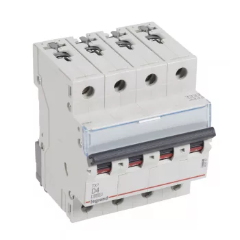 LEGRAND-403767 TX3 kismegszakító 4P D4 6000A/6kA BIC