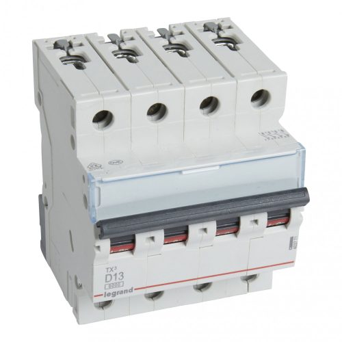 LEGRAND-403771 TX3 kismegszakító 4P D13 6000A/6kA BIC