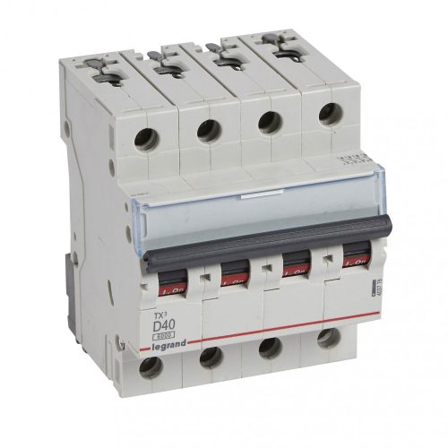 LEGRAND-403776 TX3 kismegszakító 4P D40 6000A/6kA BIC