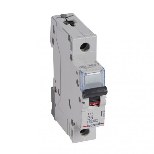 LEGRAND-404081 TX3 kismegszakító 1P B6 10000A/10kA BIC
