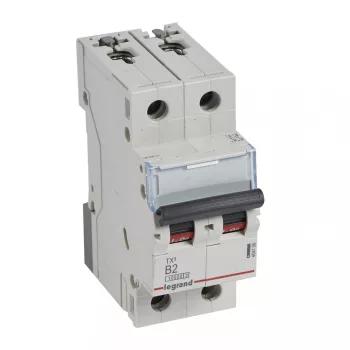LEGRAND-404106 TX3 kismegszakító 2P B2 10000A/10kA BIC