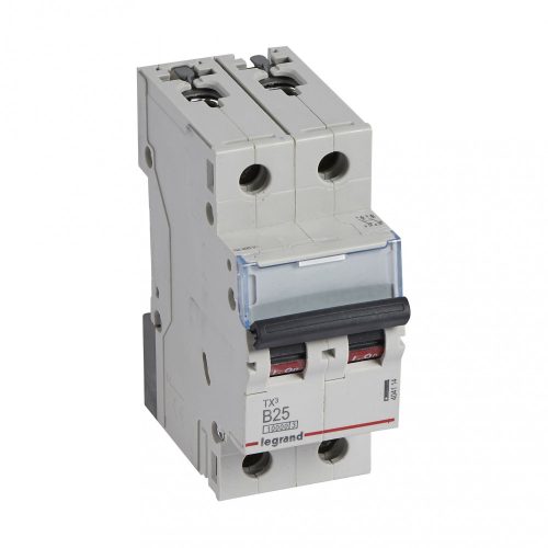 LEGRAND-404114 TX3 kismegszakító 2P B25 10000A/10kA BIC
